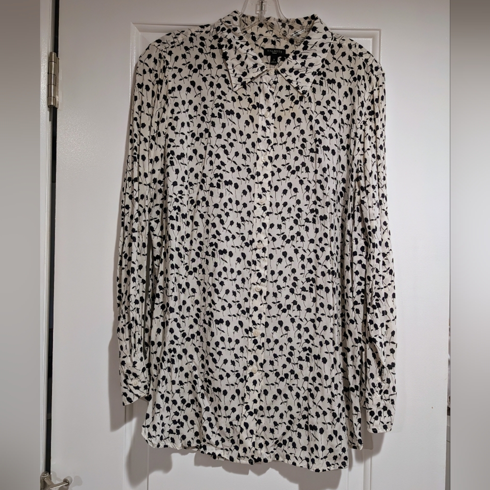 Floral Talbot's Blouse Size 0X